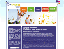 Tablet Screenshot of myspecialneeds.ie